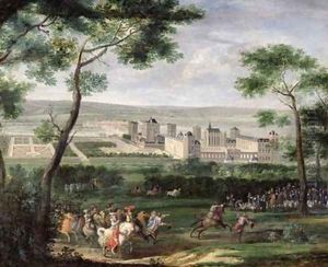 View of the Chateau de Vincennes 1665 by Adam Frans van der Meulen