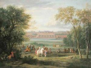 The Chateau of Saint Germain by Adam Frans van der Meulen