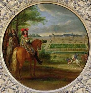 View of the New Palace of Saint-Germain from the Terraced Side 1669 by Adam Frans van der Meulen