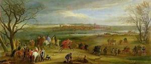 View of the Siege of Dole 14th February 1668 after 1668
