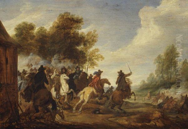 A Cavalry Engagement - view 1