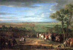 Louis XIV Arriving in the Camp in front of Maastricht