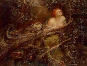 Lamia, The Serpent Woman by Anna Lea Merritt