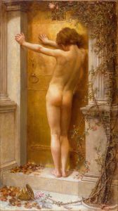 Love Locked Out 1889 by Anna Lea Merritt