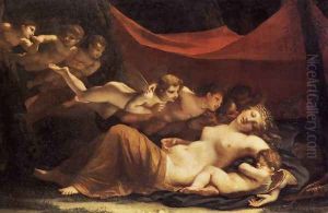 The Sleep of Venus and Cupid 1806 by Marie-Constance Mayer