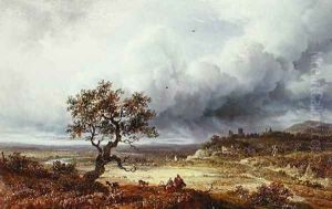 Countryside under a Stormy Sky