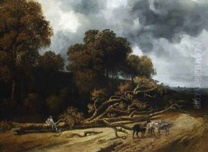 A Landscape with Fallen Trees by Georges Michel