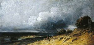 Storm near Montmartre by Georges Michel