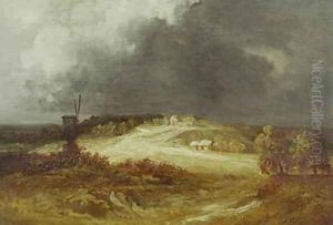 Windmill on the Outskirts of Paris by Georges Michel