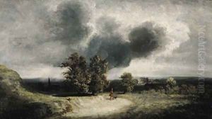 Landscape on the Outskirts of Paris by Georges Michel