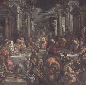The Marriage Feast at Cana by Andrea Michieli (see Vicentino)