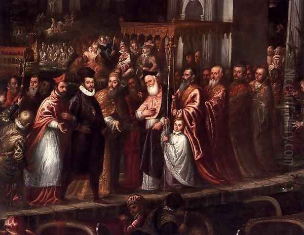 The Doge and the Patriarch Welcoming Henri III, King of France (detail) - view 1