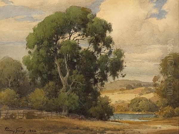 Old Oak And Passing Storm - view 1