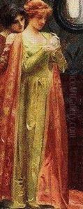 The Crystal Gazers by Henry Siddons Mowbray