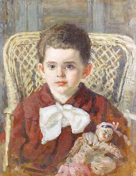 Boy with a Doll, 1922 - view 1