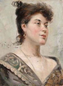 Woman, 1892 by Aleksandr Vladimirovich Makovsky