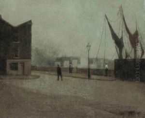 Old Battersea Bridge And Chelsea Embankment