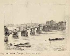 Old Battersea Bridge, Early Morning
