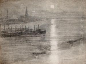Battersea By Moonlight by Walter Greaves
