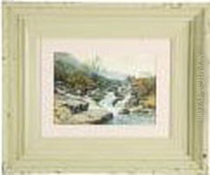 Rocky Riverbed by Walter Greaves