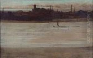Chelsea Reach by Walter Greaves
