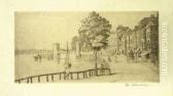 The Thames At Chelsea by Walter Greaves