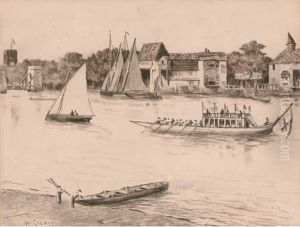 Chelsea Reach by Walter Greaves