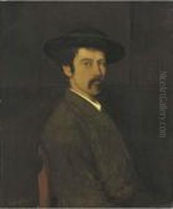 Portrait Of Henry Greaves, The Artist's Brother by Walter Greaves