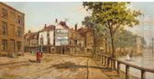Cheyne Walk, Chelsea by Walter Greaves
