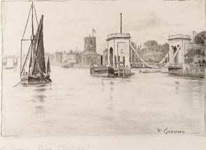 Cadogan Pier, Chelsea by Walter Greaves