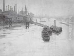 Thames River View by Walter Greaves