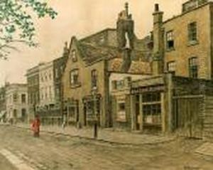 Cheyne Walk, Chelsea by Walter Greaves