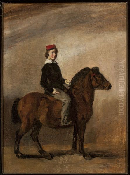 Artist's Son on a Pony - view 1