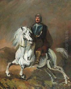 Knight on a White Horse by Piotr Michalowski