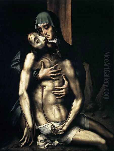 Pieta 1560s by Luis de Morales