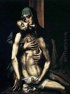 Pieta 1560s by Luis de Morales