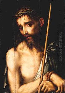 Christ the Man of Sorrows by Luis de Morales