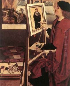 St Luke Painting the Madonna (detail)