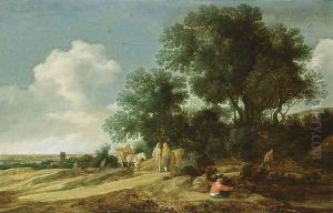 An Extensive Dune Landscape 1636 by Pieter de Molyn