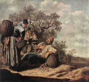 Landscape with Conversing Peasants