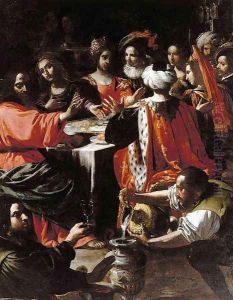 Wedding Feast at Cana c. 1620 by Rutilio Manetti
