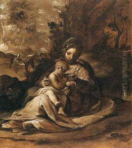 The Rest on the Flight into Egypt by Rutilio Manetti