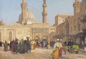 View of the University, Cairo (Vue de l'Universite du Caire) by Georg Macco