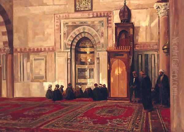 Prayer Time In The Mosque - view 1
