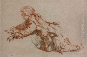 Etude D'enfant Agenouille