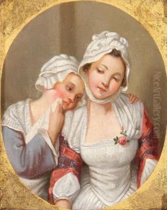 The Young Maidservants by Jean Baptiste Greuze
