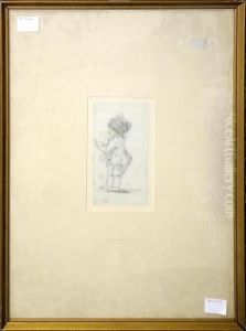 Sketch Of A Figure by Jean Baptiste Greuze
