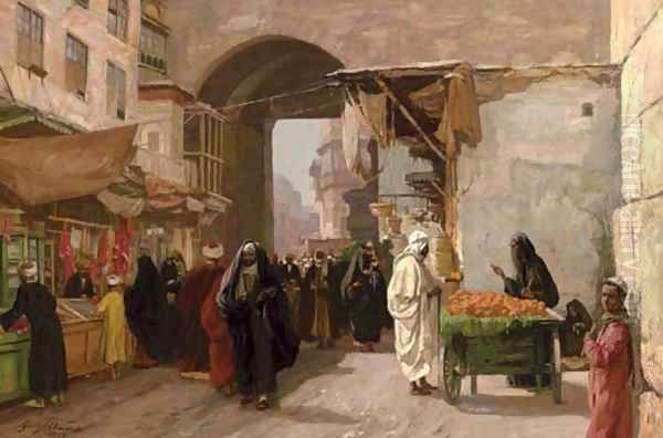 The Orange Seller, Outside Bab Zuwayla, Cairo - view 1