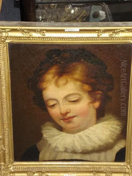 Portrait Study Of A Young Lady Wearing A Ruff - view 1