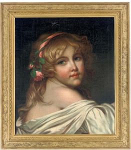 Portrait Of A Young Girl by Jean Baptiste Greuze